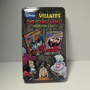 Disney Villains 2-in-1 Card Game Collector's Set